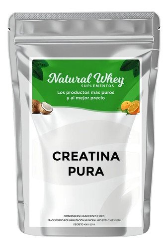 Creatina Pura 500g 4+ Sport Libre De Gluten Monohidratada Micronizada
