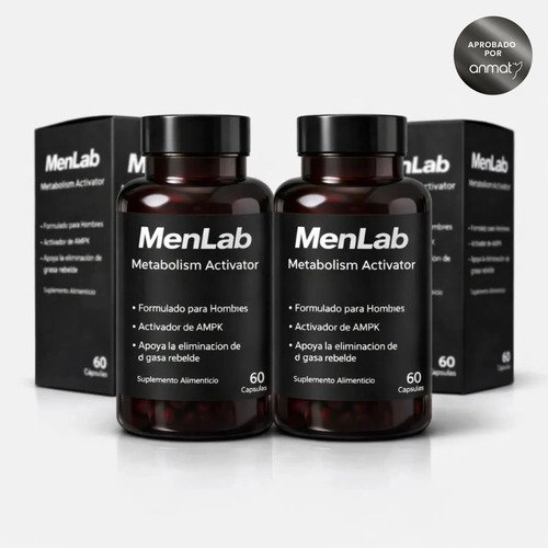 Cápsulas Menlab® | Pack 4 Meses | Aspecto Firme Y Masculino.