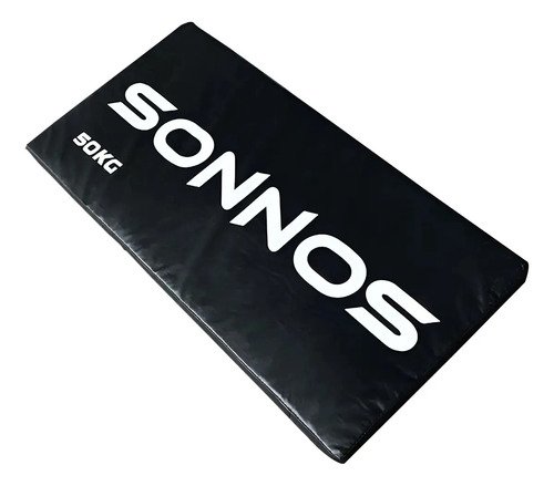 Colchoneta de gimnasia 1 Mt X 50 Cm Densidad 50 kg Color Negro sonnos