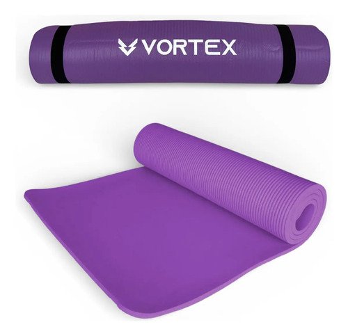 Colchoneta Mat Gimnasia Fitness De Yoga Ejercicio Dyvan Violeta