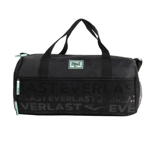 Bolso Deportivo Everlast Urbano De Viaje Gimnasio Grande Porta Botines 28842 Color Negro
