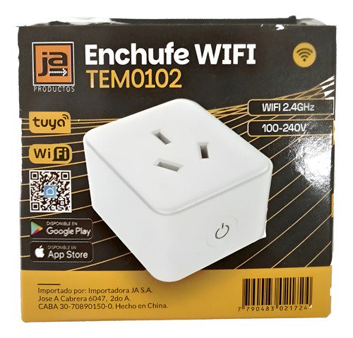 Enchufe Smart Inteligente Wifi Domotica Timer Toma 10a Ja