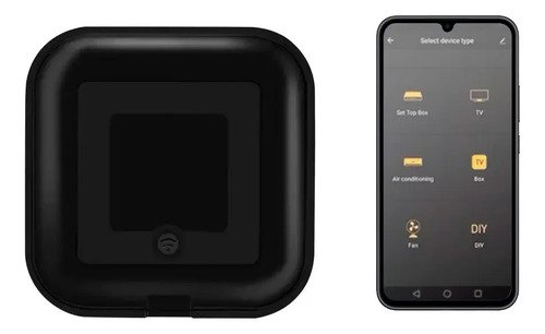 Control Remoto Universal Inteligente Wifi Gadnic Infrarrojos Color Negro