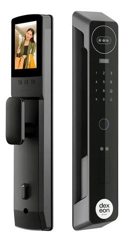 Cerradura Inteligente Wifi Camara Huella Biometrica Smart Negro