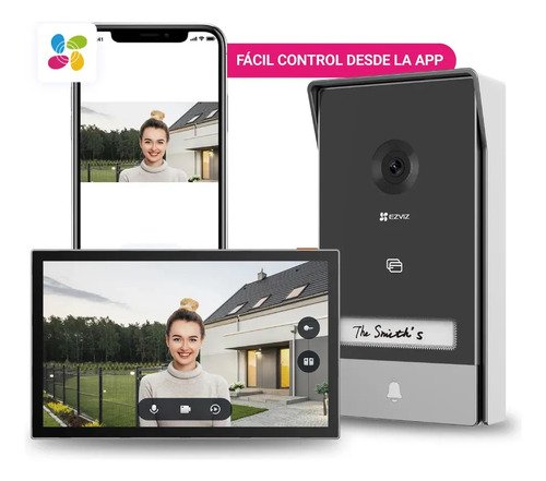 Kit Portero Wifi Ezviz Hp7 Gris