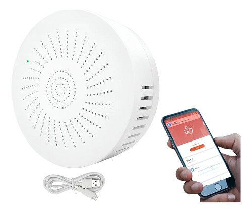 Detector Sensor Gas Alarma Aviso Wi Fi Gas Natural Garrafa