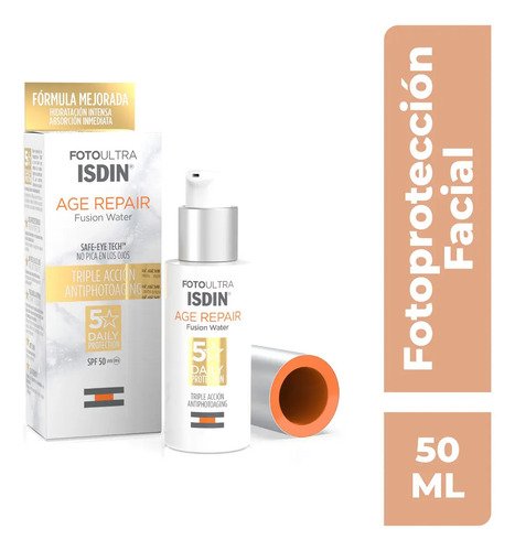 Protector Solar Isdin Age Repair SPF 50+ — Antiedad y Ultraligero