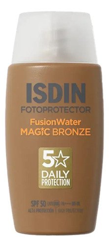 Protector Solar con Color Isdin Fusion Water Bronze SPF50 — Natural y Unificador
