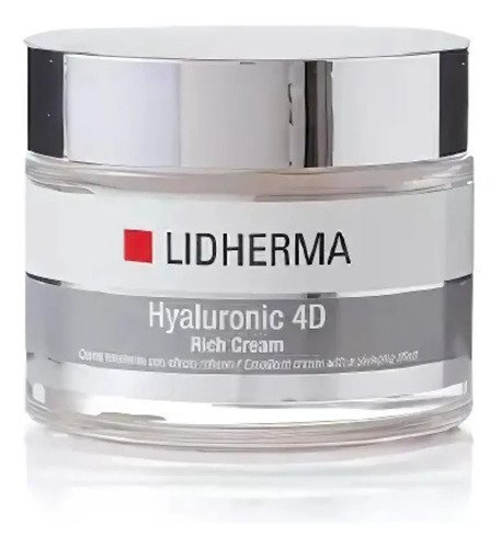 Lidherma Hyaluronic 4d Rich Cream Acido Hialuronico Arrugas Momento de aplicación Día/Noche Tipo de piel Todo tipo de piel