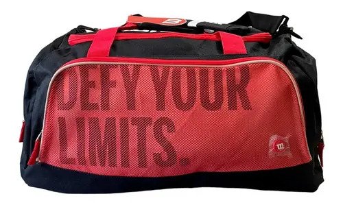 Wilson Bolso Limits Negro — Entrenamiento, Gym y Viaje Unisex