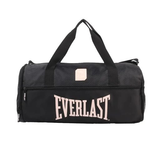 Bolso Deportivo Everlast Urbano De Viaje Gimnasio Grande Porta Botines 28843 Color Negro