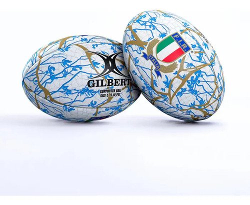 Pelota De Rugby Gilbert Supporter Tamaño 5 Italia