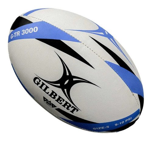 Pelota Rugby Gtr3000 Nº5 Gilbert Training Entrenamiento Color Azul