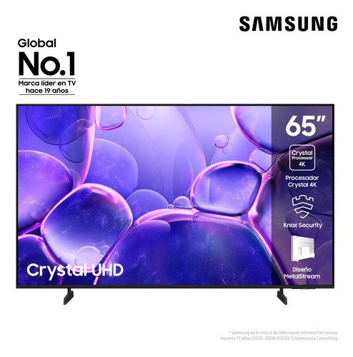 Smart Tv Samsung 65 4K UHD HDR PurColor 65u8000f