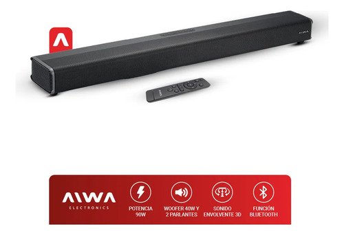 Barra De Sonido Aiwa Aw-bs780n 90w Bluetooth Hdmi Aux Opt