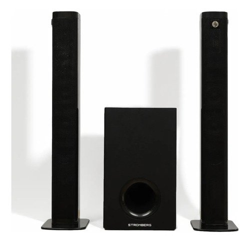 Home Theater Stromberg Merge Barra De Sonido 2 En 1 Con Subwoofer Color Negro Bluetooth Hdmi Conexion 220v