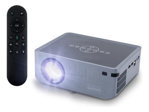 Proyector Gadnic Cinemax FHD 1080p LED 8000 Lúmenes BT Conexión Inalámbrica