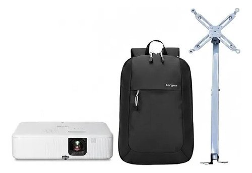 Combo Proyector Epson Fh02 Portatil Con Soporte Y Mochila