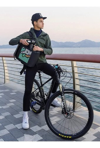 Mochila Inteligente - Divoom Pixoo Backpack - Panel Led Rgb