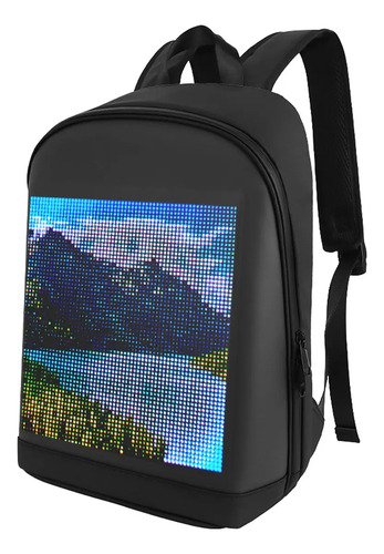Mochila De Viaje Personalizable Con Pantalla A Color Led