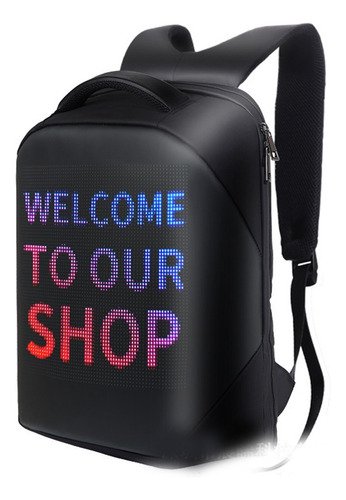 Mochila De Viaje Personalizable Con Pantalla De Color Led