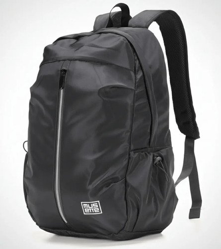 Mochila Porta Notebook 15.6&quot&quot Urban Viaje Waterprof Oxford Musette Negro 20L