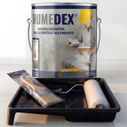 Humedex Pintura Antihumedad + Kit Bloqueador Pared Techo