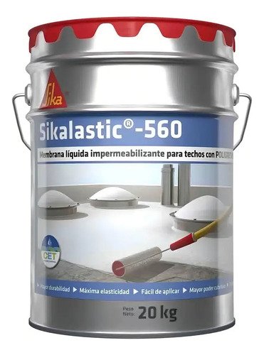Sika Sikalastic 560 Membrana Líquida con Poliuretano Blanco 20Kg
